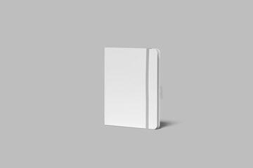 Realistic Cover Notebook Blank Mockup