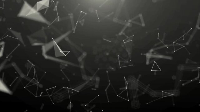 spider web on black background
