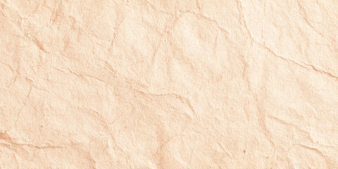 Obraz premium vintage peach parchment paper texture background with organic wrinkled perfect for vintage stationery, natural cosmetic branding. 