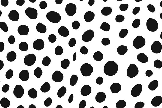 Abstract dalmatian print pattern