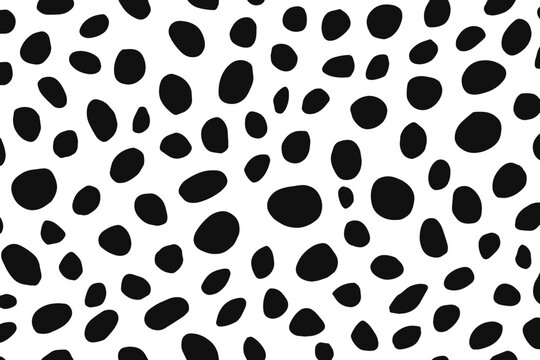 Abstract dalmatian print pattern