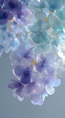 blue flower background