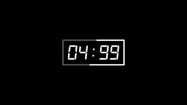 Circle countdown timer ten  second  animation from 10 to 0 second animation on transparent  background , 10 second countdown timer, Countdown with alpha channel
