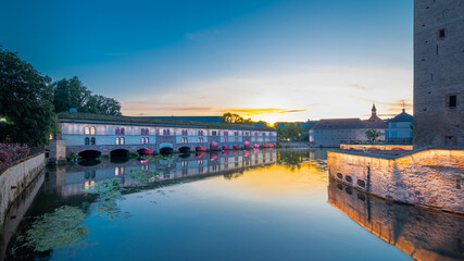 Obraz premium Barrage Vauban, Quartier de La Petite France à Strasbourg en Alsace.