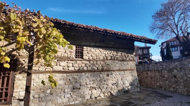 Panorama of The old town of Nessebar, Burgas Region, Bulgaria