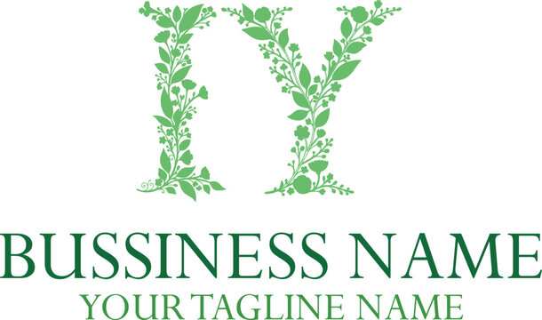 IY I iy initial logo | initial based abstract modern minimal creative logo, vector template image. luxury logotype logo, real estate homie logo. typography logo. initials logo