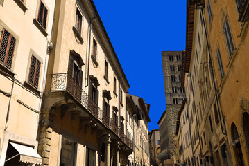 Fototapeta premium Ruelle&nbsp;médiévale&nbsp;à&nbsp;Arezzo.&nbsp;Italie