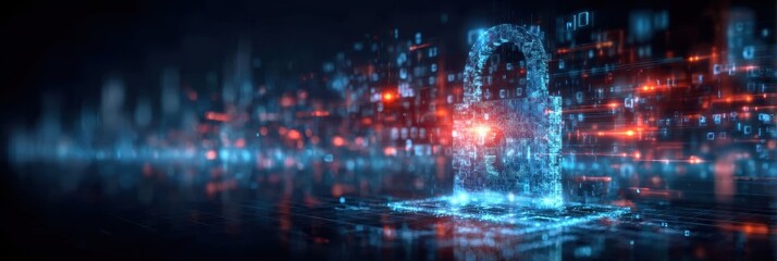 Naklejka premium A cloud based database safeguards information inside encrypted storage, combining layered security, scalable structure, accurate classification, and synchronized record logs