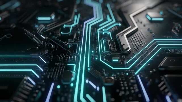 electronic board microchip