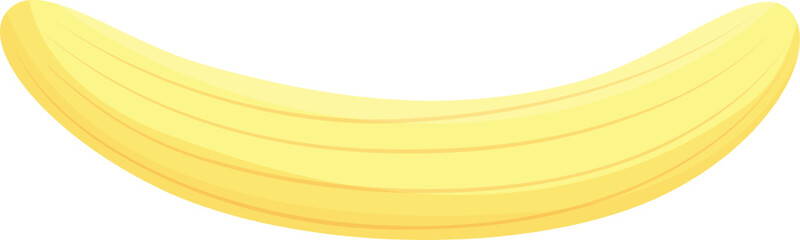 Yellow banana tropical fruit healthy nutrition illustration © Tartila