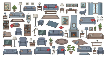 Furniture and Home Decor Items.