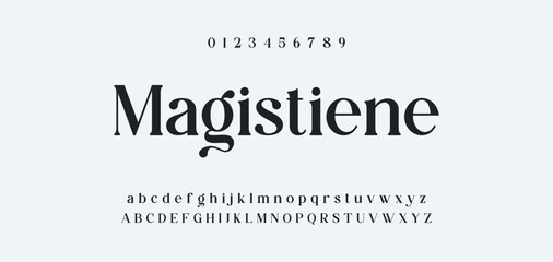 Fototapeta premium Elegance Luxury wedding alphabet font. Typography elegant classic lettering serif fonts decorative vintage retro for logo. vector illustration