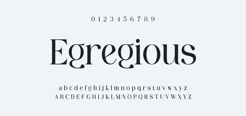 Obraz premium Elegance Luxury wedding alphabet font. Typography elegant classic lettering serif fonts decorative vintage retro for logo. vector illustration