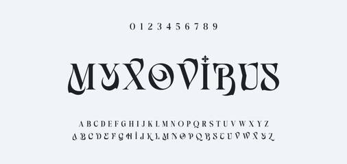 Fototapeta premium Elegance Luxury wedding alphabet font. Typography elegant classic lettering serif fonts decorative vintage retro for logo. vector illustration