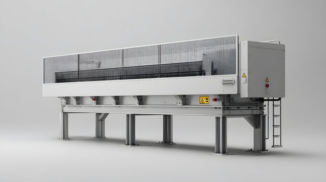 A sleek guard panel montage evokes safety and precision in a calm, sterile space.