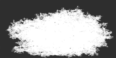 Fototapeta premium Abstract grunge background with black ink splat frame