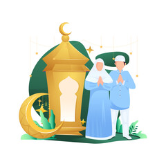 ramadan kareem islamic background vector