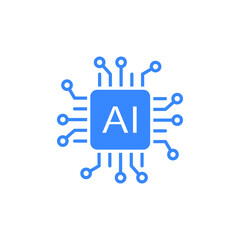AI chip icon