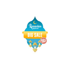 ramadan kareem islamic background vector