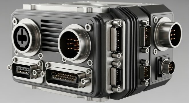 Industrial Control Unit with Multiple Ports.