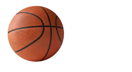 Fototapeta premium High-resolution basketball image with detailed texture isolated on transparent background