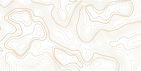 Vector geographic contour mounted map background. Abstract minimal The patter discovery vector topo map. Abstract line contour mountain terrain map background. Vintage outdoors style wallpaper. © AFROZAOPORNA