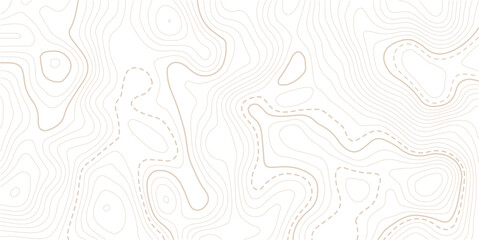 Vector geographic contour mounted map background. Abstract minimal The patter discovery vector topo map.Topographic map pattern background vector. Abstract line contour mountain terrain map background © AFROZAOPORNA