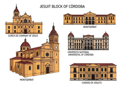 Jesuit block of Cordoba buildings.