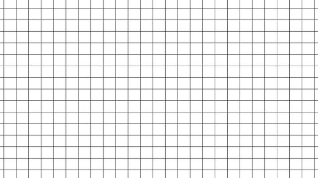 Animated gradient white background with grid moving wards. Horizontal Grid background video , dark color grid , with light effect animation