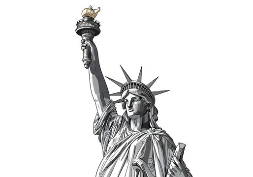 Statue of Liberty Icon America Freedom.