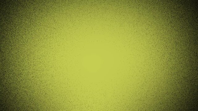 Abstract olive green grainy background with dark vignette border texture