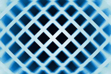 Electric Blue Neon Gradient on Dark Background