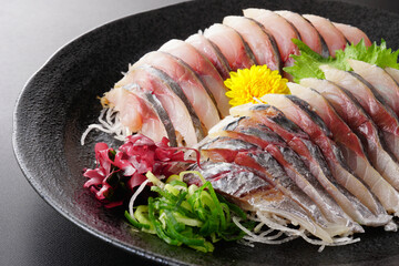 真あじのお刺身