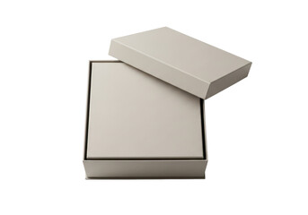 Naklejka premium Mockup of a blank paper gift box with lid for packaging