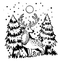 Fototapeta premium christmas theme illustration for design, poster, background, flyer, brochure, etc