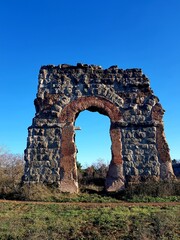 Ruins of the Roman aqueduct of Diocletianopolis, Plovdiv Region, Bulgaria