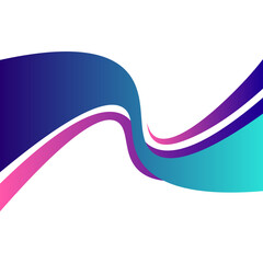 Abstract Gradient Wave Background
