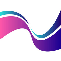 Abstract Gradient Wave Background