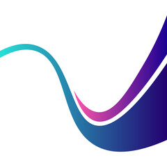 Abstract Gradient Wave Background