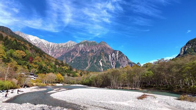 Ginga Waterfall | Top Down | Waterfall Basin | Stream | Autumn | Hokkaido
