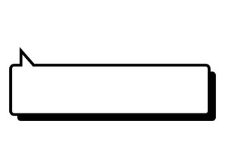 speech bubbles with shadow collection, vector frame sticker, flat message box, blank chat box element, frame border, banner