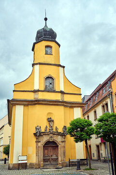 Historic church with bell tower in Jelena Gora