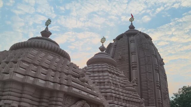 4K Divine Jagannath Temple Puri Ancient Indian Heritage Monument with Majestic Shikhara and Powerful Devotional Energy Odisha