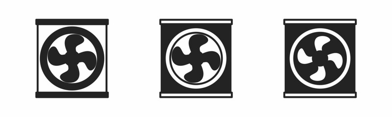 Ventilation icon on white background. Vector logo ventilation illustration. © Hafifah