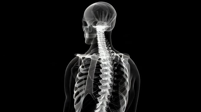 x ray of human skeleton