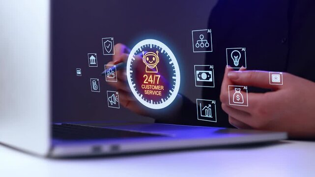 Customer service support is available around the clock with advanced technology for quick assistance and solutions.