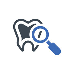 Search tooth icon