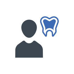 Dental patient icon