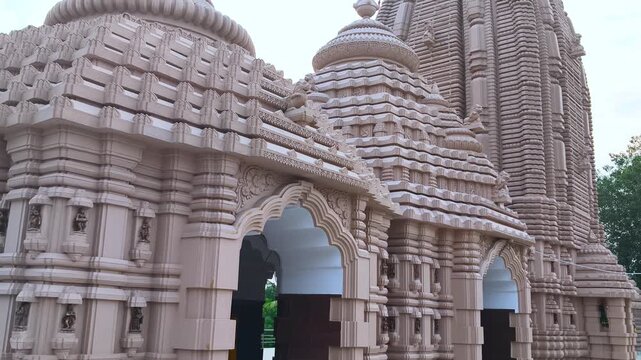 Majestic jagannath  Temple Architecture with Intricate Carvings and Sacred Spiritual Atmosphere Traditional Indian Heritage Landmark Travel Destination Video