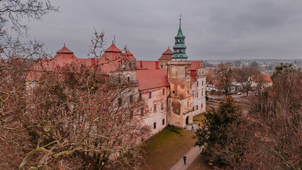 Zamek w Niemodlinie, widom z lotu ptaka © rozentuzjazmowany